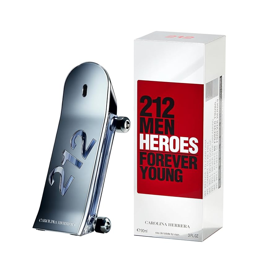 Carolina Herrera 212 Heroes Forever Young | Eau de Parfum Spray | Size: 3 FL OZ / 90 ml