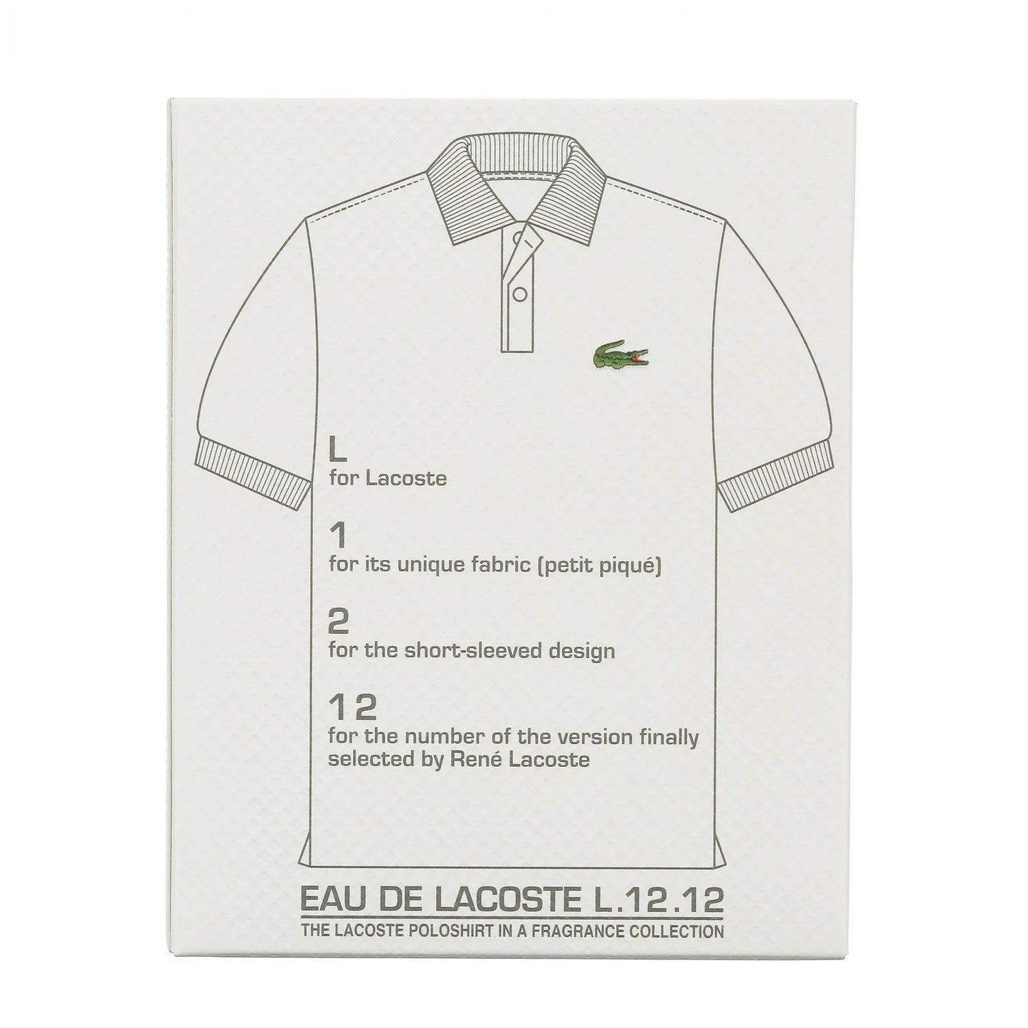 Lacoste Eau de Lacoste L.12.12 Blanc | Eau de Toilette | Size: 3.3 FL OZ / 100ml