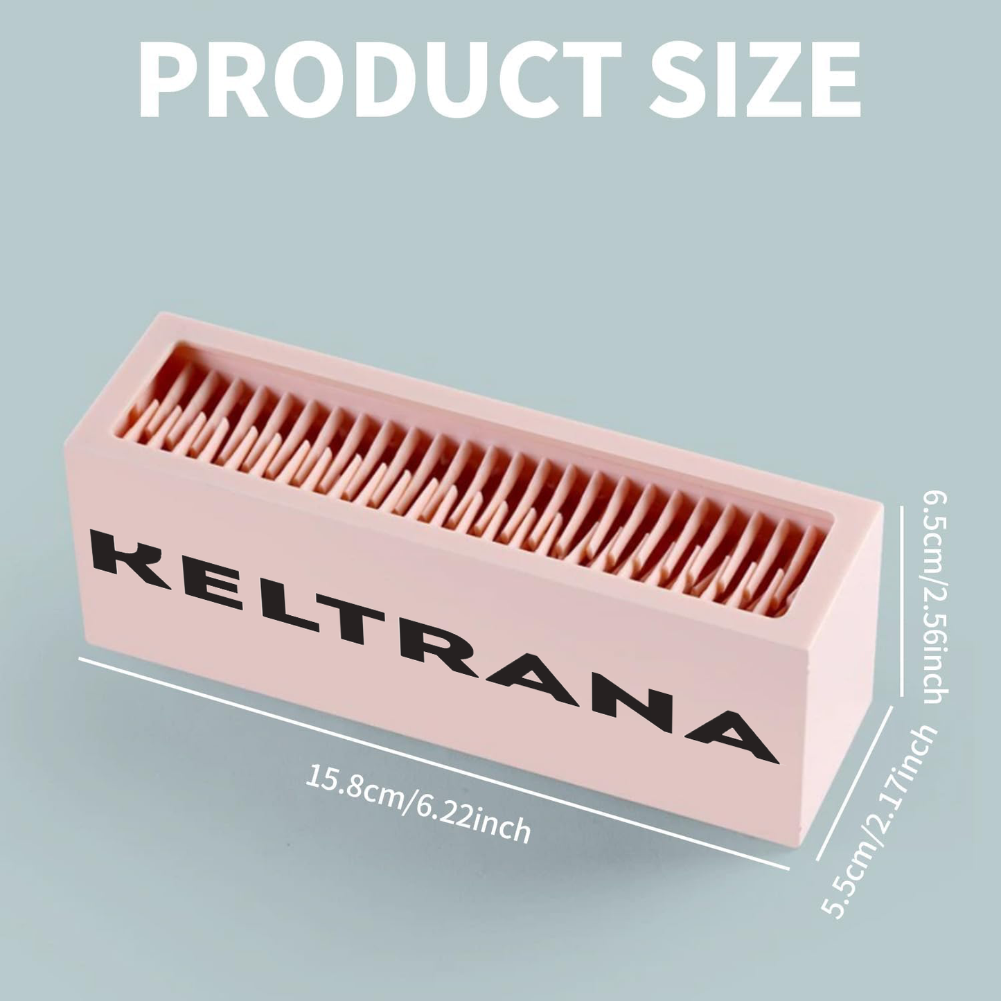 Keltrana Silicone Makeup Brush Holder Organizer – Vanity Air Drying Rack for Brushes, Eyeliners, Beauty Blender and More