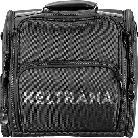 Keltrana Soft Sided Professional Travel Makeup Case – Nylon Black Cosmetic Bag