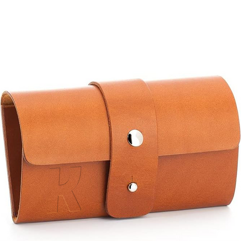 Keltrana TRAVEL Vegetable-Tanned Cowhide Travel Case 13.5 x 8 x 4 cm