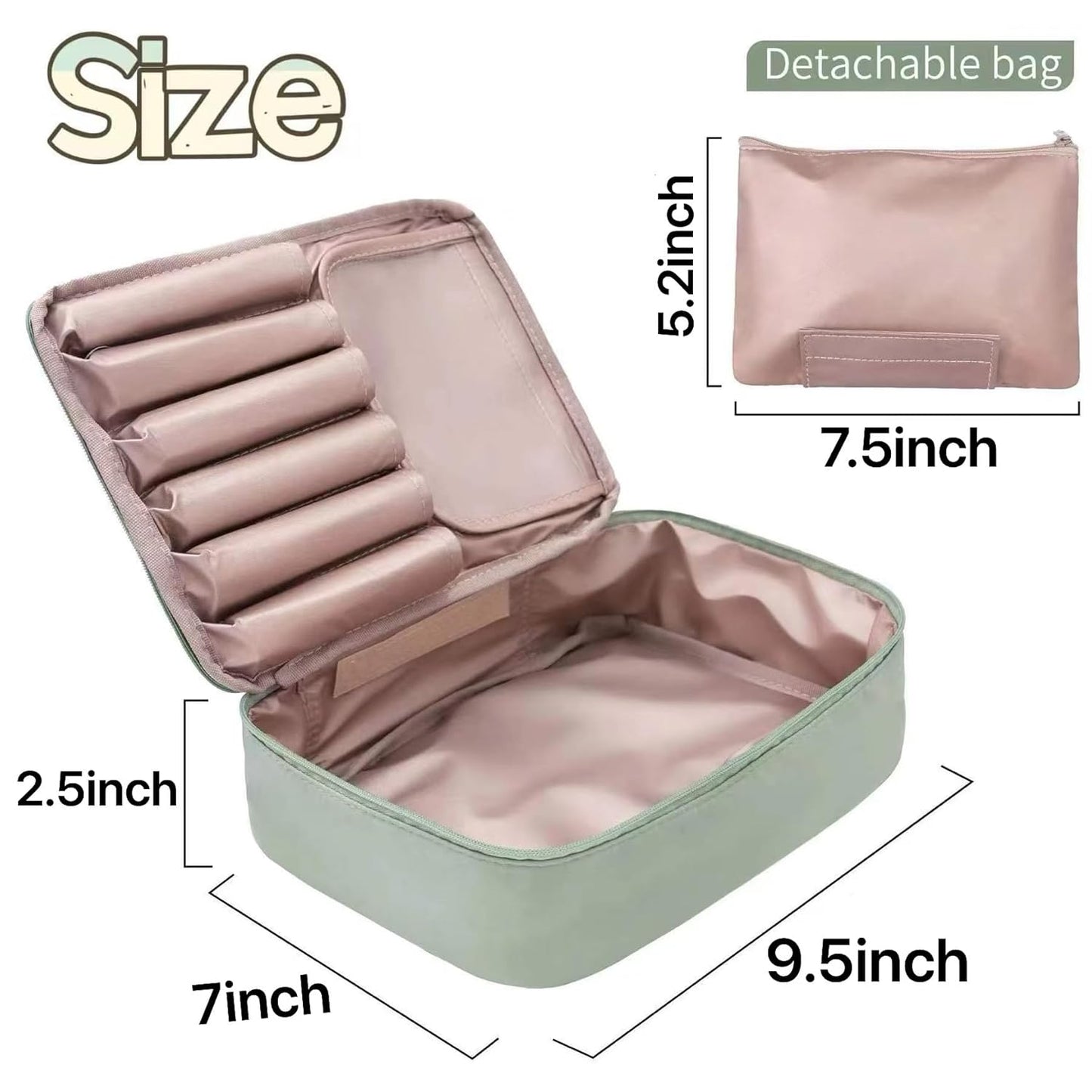 Keltrana Travel Toiletry & Makeup Bag for Women and Men