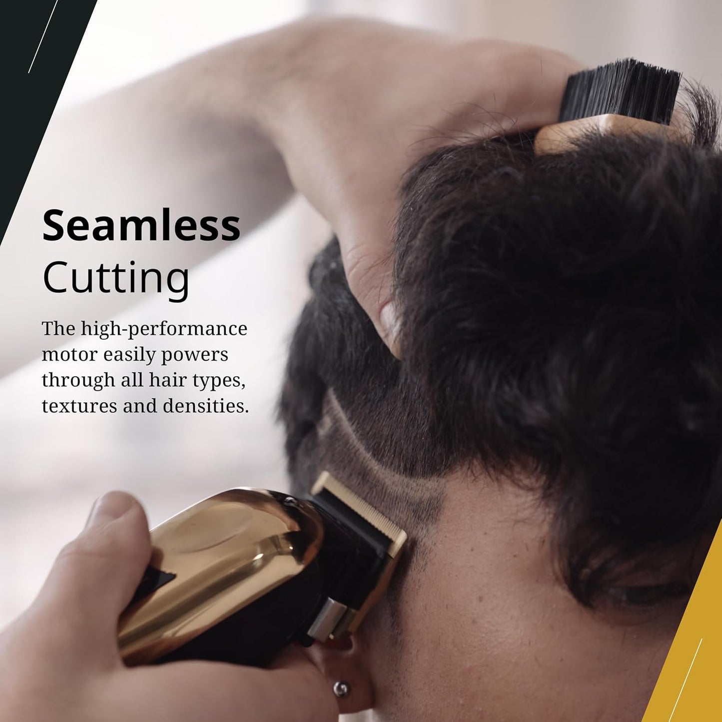 Wahl Cordless Clipper (Black & Gold) – 8148
