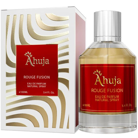 Ahuja Rouge Fusion | Eau de Parfum Spray | Unisex | 3.4 FL OZ / 100 ml
