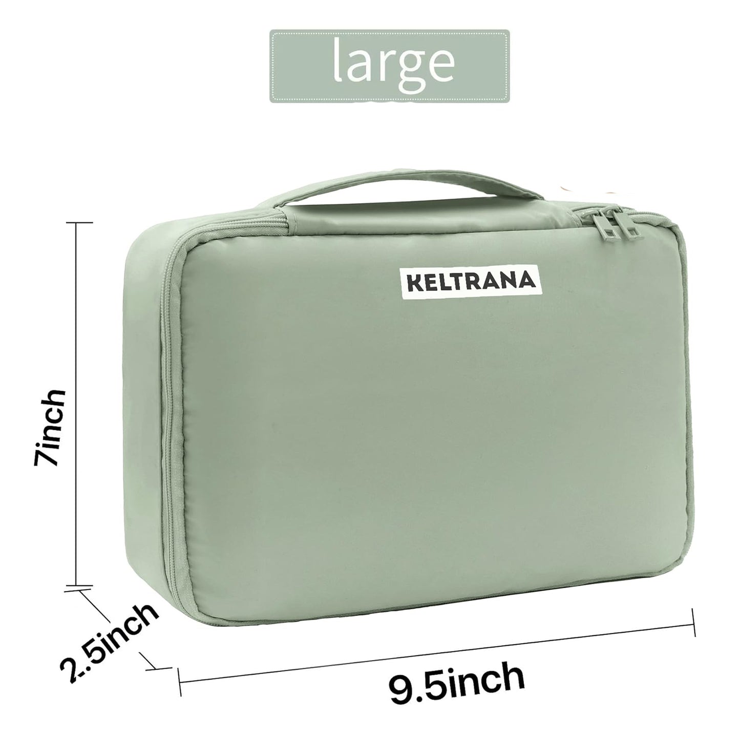 Keltrana Travel Toiletry & Makeup Bag for Women and Men